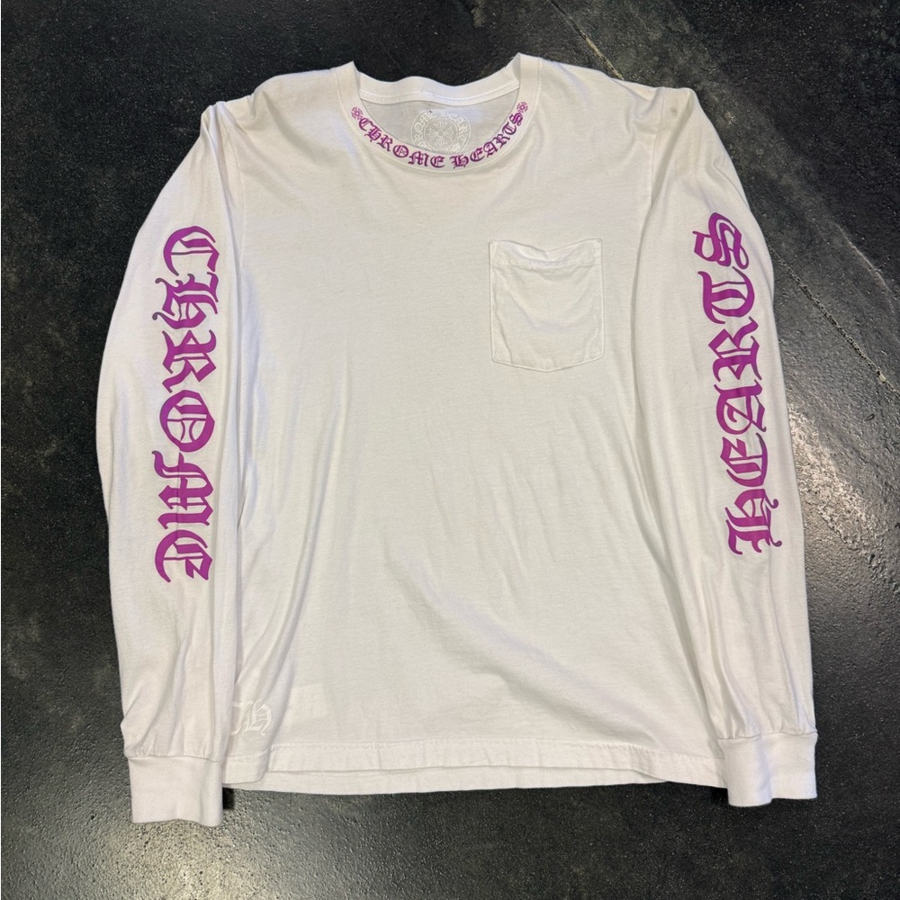 Chrome Hearts Purple Glitter L/S